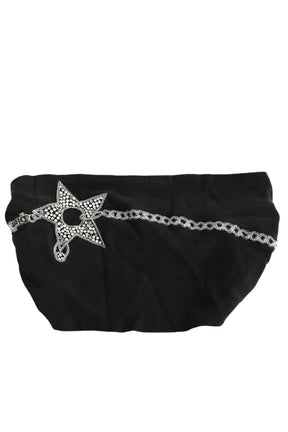 Bandeau en soie Dior Noir en Autres, taille M - Seconde Main