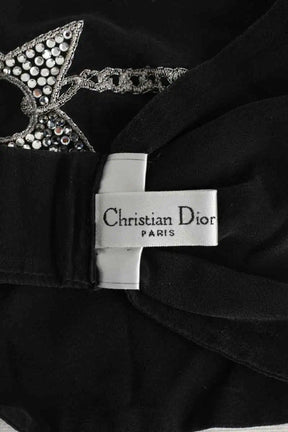 Bandeau en soie Dior Noir en Autres