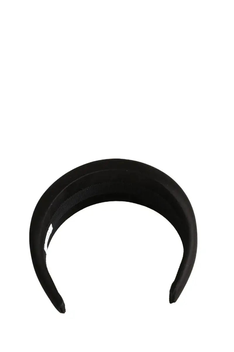 Bandeau Prada Noir en Tissu
