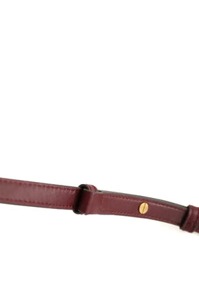Bandoulière de sac Bally Bordeaux en 
