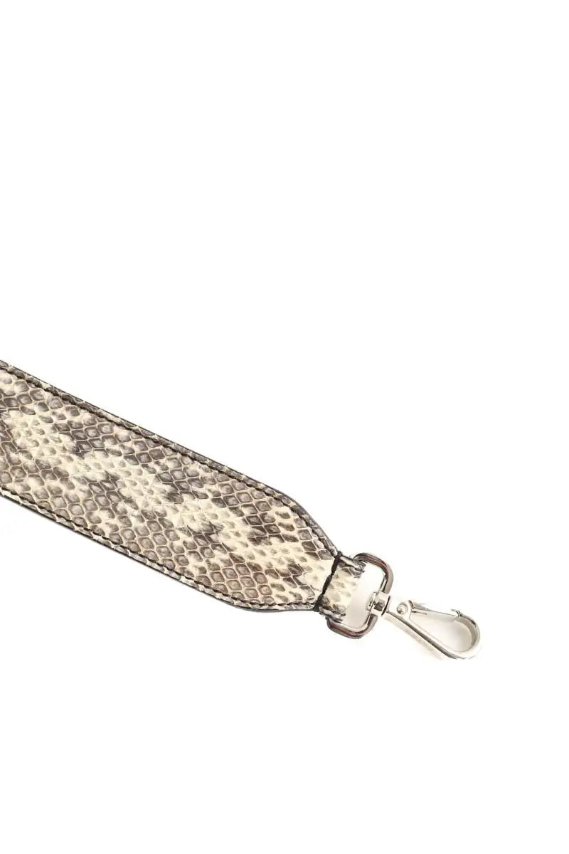 Bandoulière de sac Fendi Beige en Cuirs exotiques