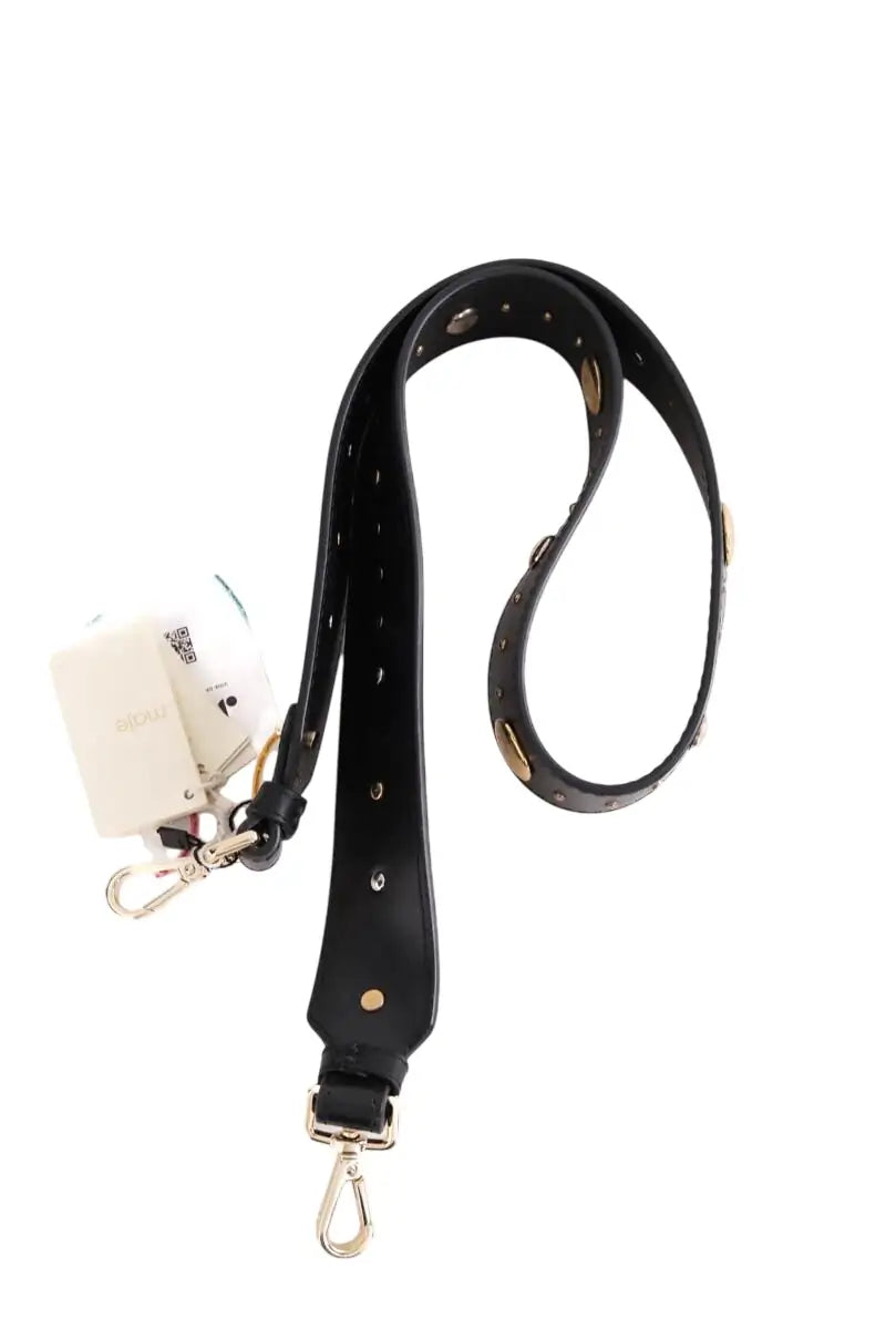 Bandoulière Maje Noir en Cuir - Seconde Main