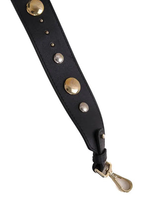 Bandoulière Maje Noir en Cuir