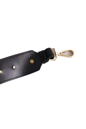 Bandoulière Maje Noir en Cuir