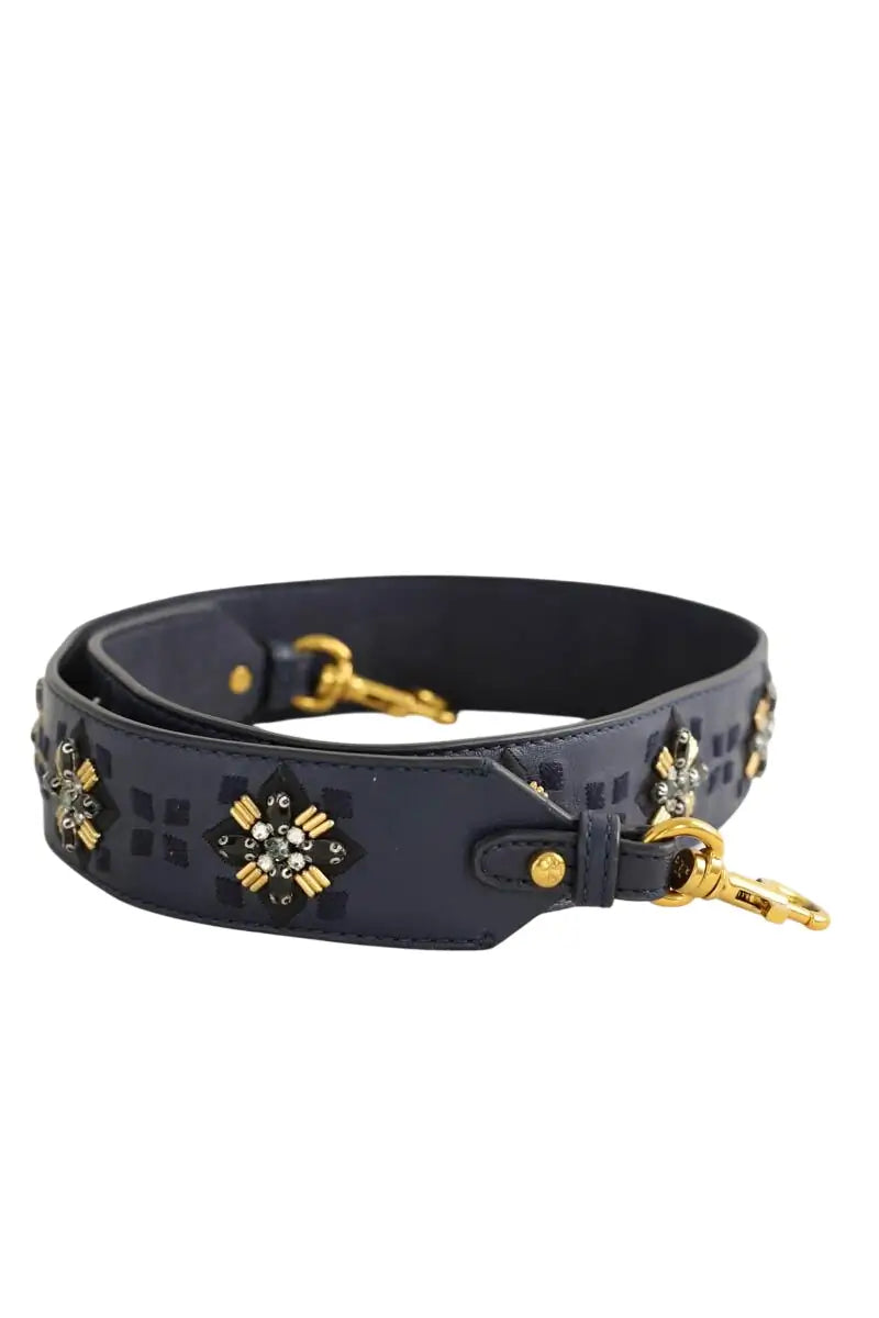 Bandoulière sac Tory Burch Marine en  - Seconde Main