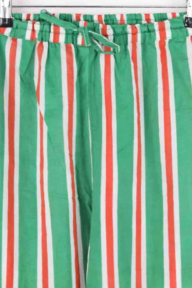 Bas de pyjama Maria de la Orden Vert en Coton