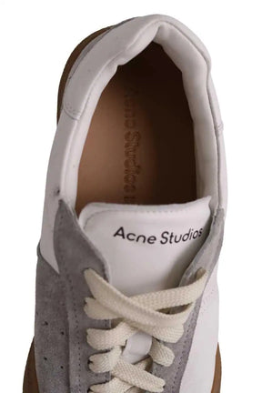 Baskets Acne Studios Ecru en Cuir