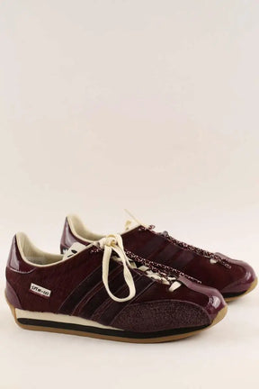 Baskets Adidas Adidas original X Song for the mute Bordeaux en Cuir
