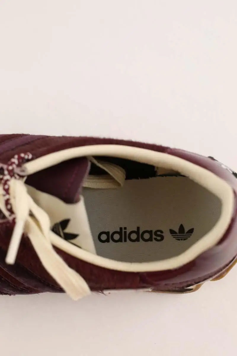 Baskets Adidas Adidas original X Song for the mute Bordeaux en Cuir