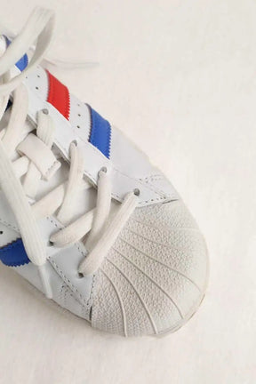 Baskets Adidas Blanc en Cuir