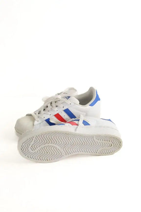 Baskets Adidas Blanc en Cuir