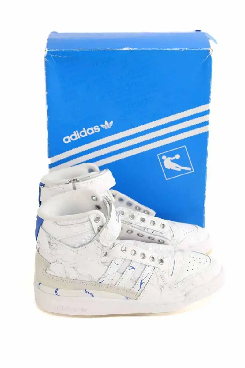 Baskets Adidas Blanc en Cuir