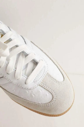 Baskets Adidas Blanc en Cuir