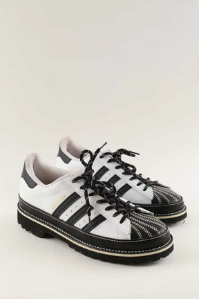 Baskets Adidas Blanc en Cuir