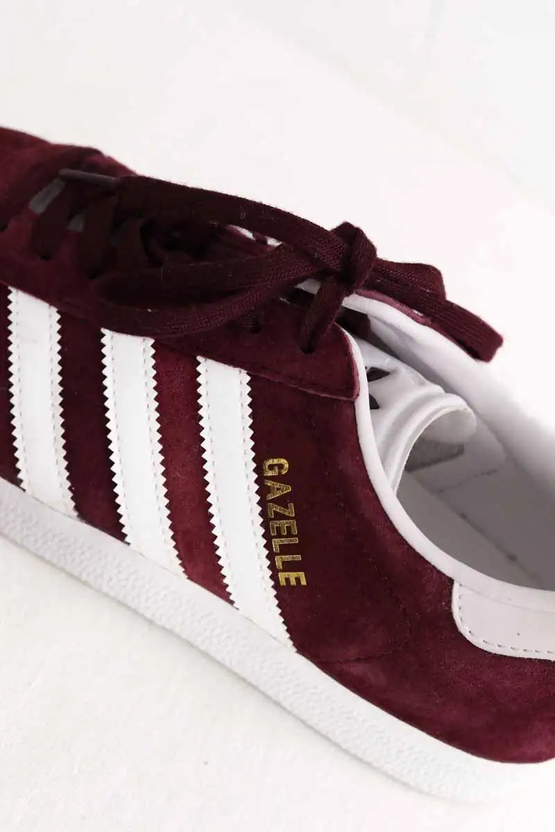 Baskets Adidas Gazelle Bordeaux en Daim