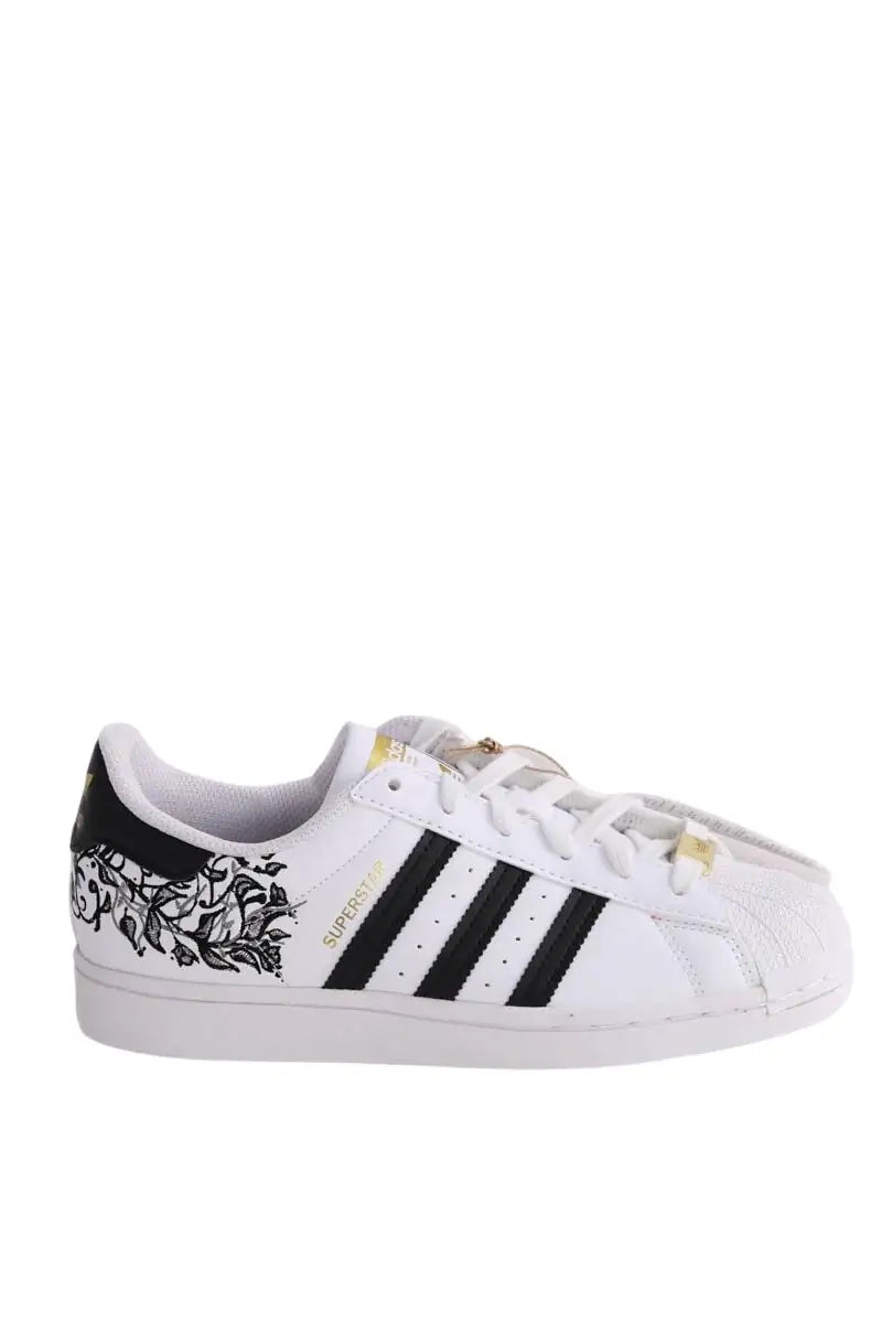 Baskets Adidas superstar Blanc en Plastique, taille 38 - Seconde Main
