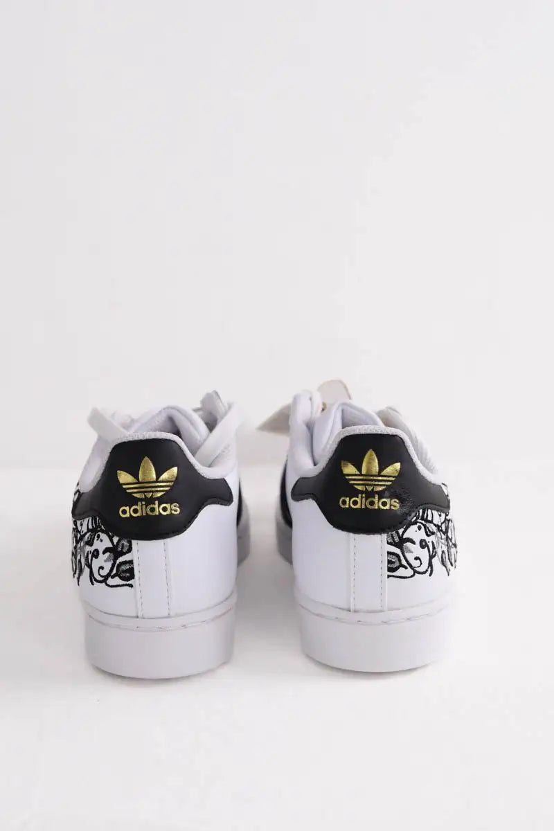 Baskets Adidas superstar Blanc en Plastique