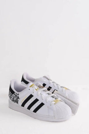 Baskets Adidas superstar Blanc en Plastique