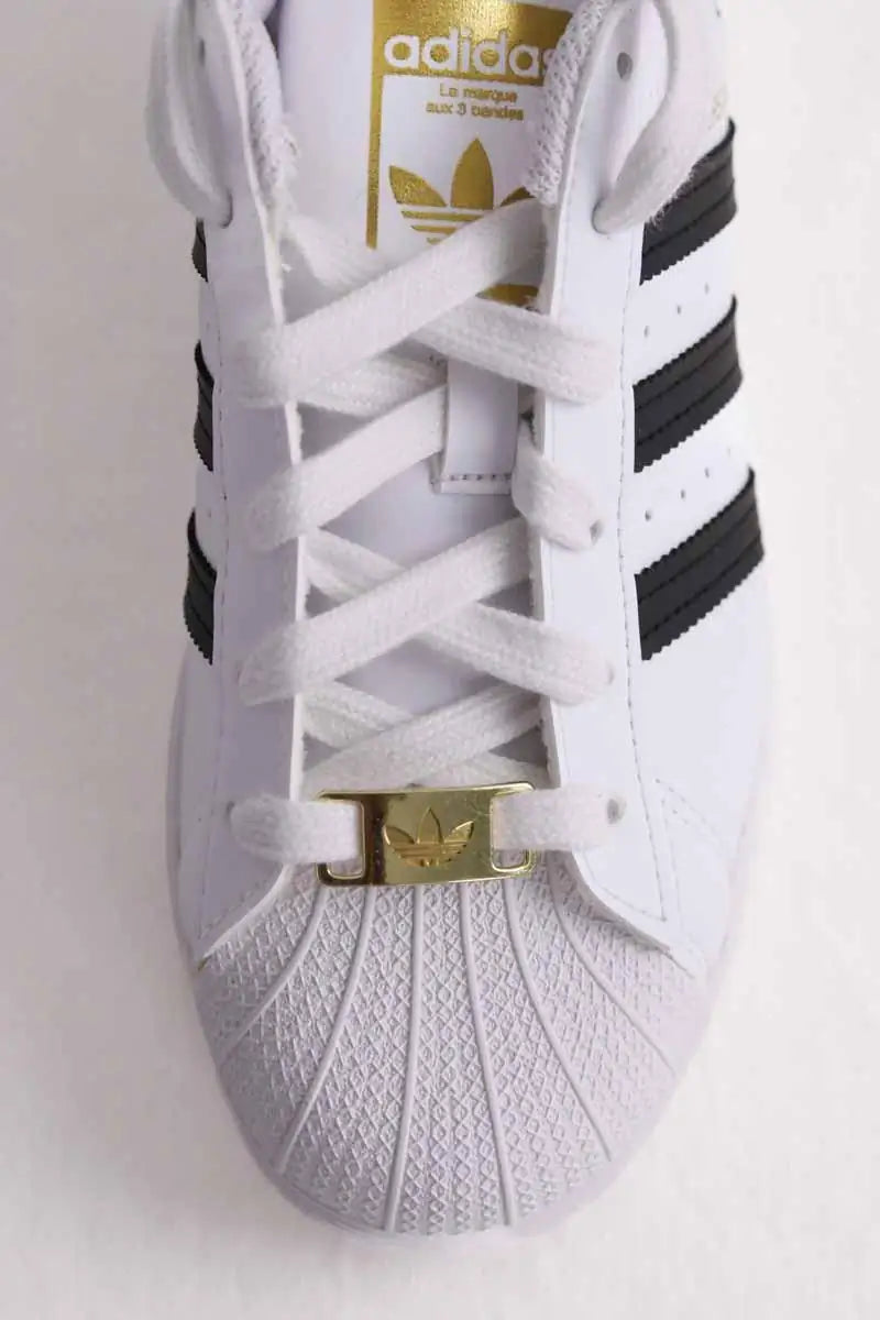 Baskets Adidas superstar Blanc en Plastique