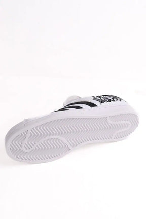 Baskets Adidas superstar Blanc en Plastique