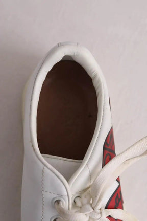 Baskets Alaïa Blanc en Cuir