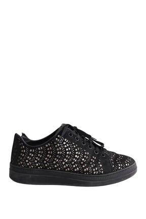 Baskets Alaïa Noir en Cuir, taille 37 - Seconde Main