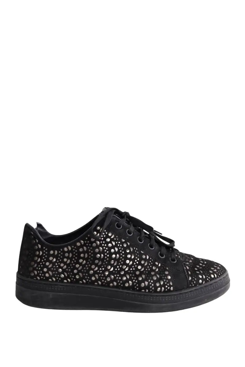 Baskets Alaïa Noir en Cuir, taille 37 - Seconde Main