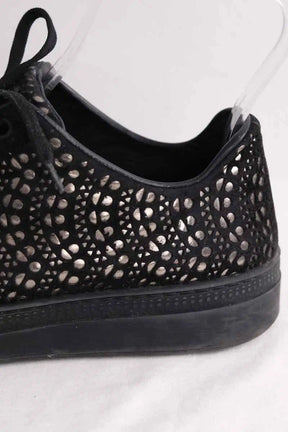 Baskets Alaïa Noir en Cuir