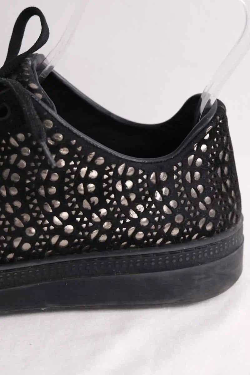 Baskets Alaïa Noir en Cuir