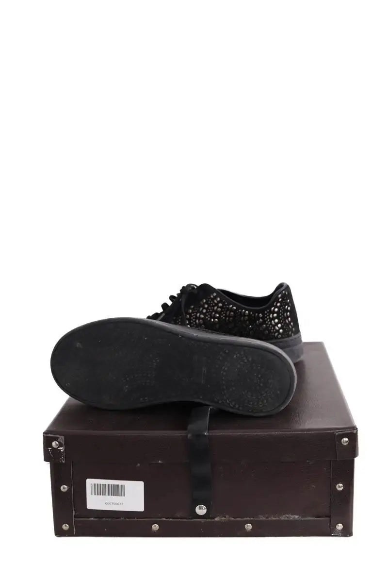 Baskets Alaïa Noir en Cuir