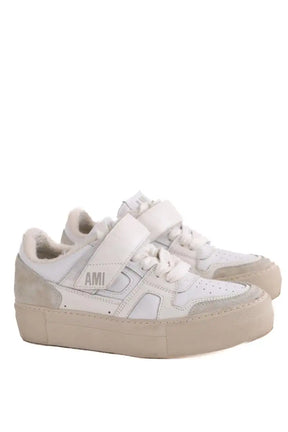 Baskets Ami Blanc en Caoutchouc