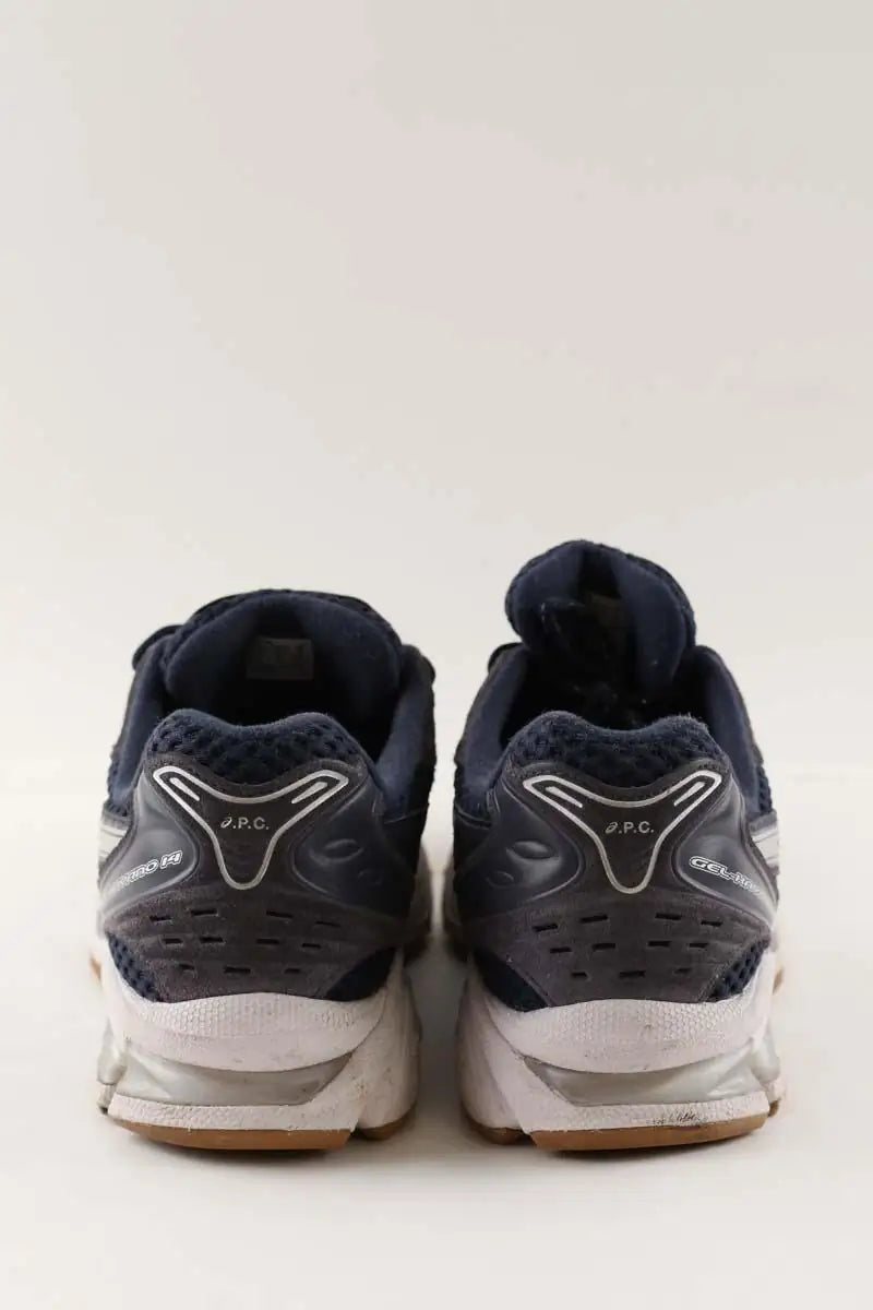 Baskets Asics Bleu en Cuir