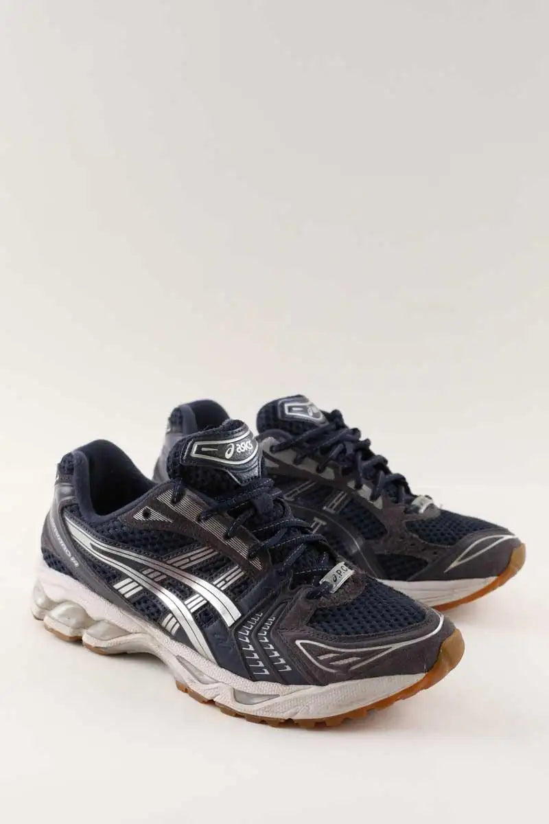 Baskets Asics Bleu en Cuir