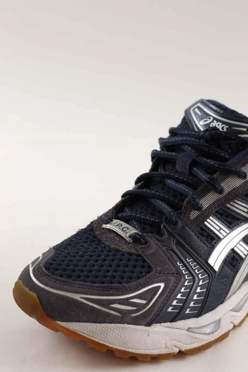 Baskets Asics Bleu en Cuir