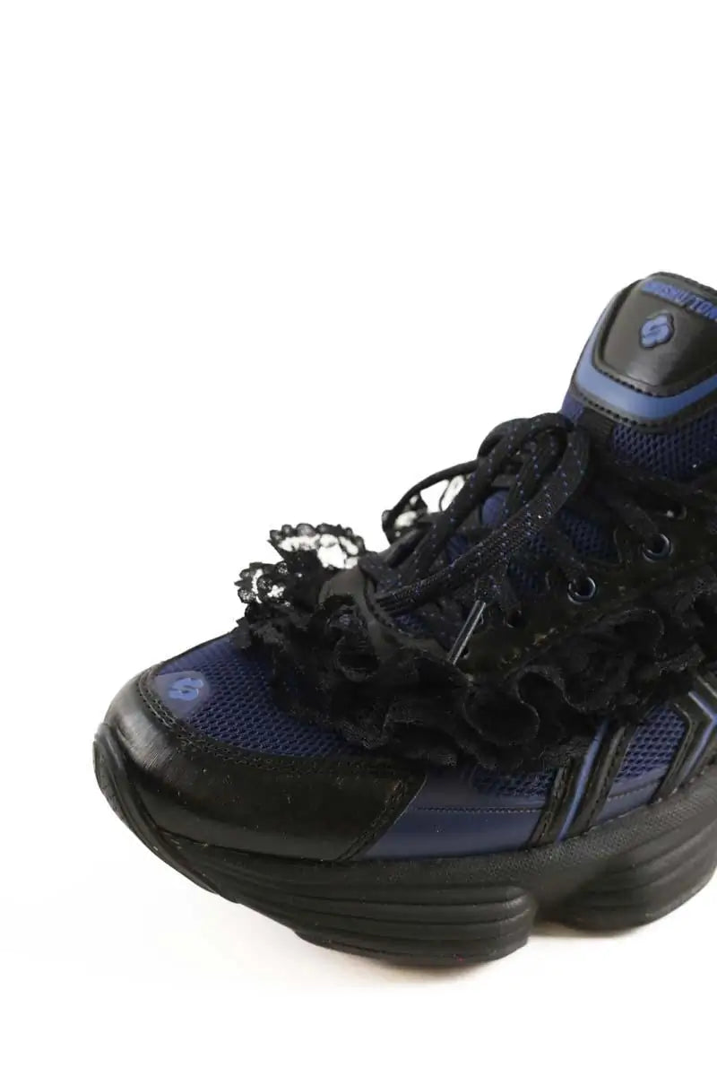 Baskets Asics Marine en Tissu