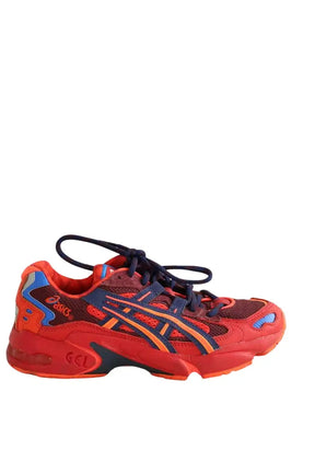 Baskets Asics Rouge en Daim, taille 38 - Seconde Main