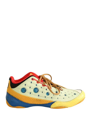 Baskets Asics Vert en Cuir, taille 37 - Seconde Main