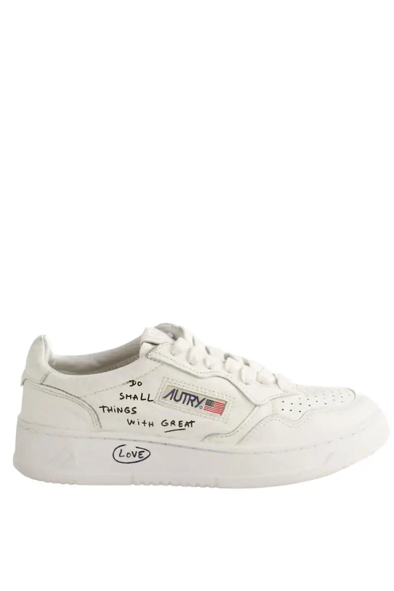 Baskets Autry Thomas Lélu X Autry Blanc en Cuir, taille 36 - Seconde Main