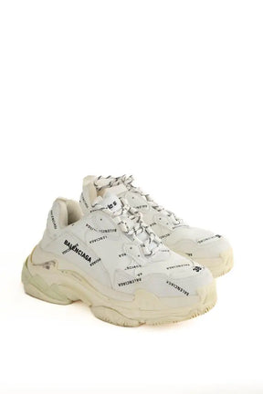 Baskets Balenciaga Blanc en Cuir