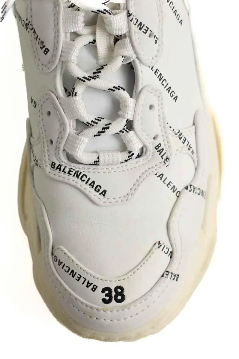 Baskets Balenciaga Blanc en Cuir