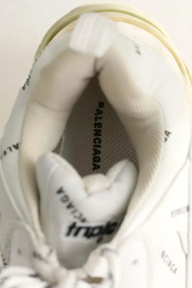 Baskets Balenciaga Blanc en Cuir