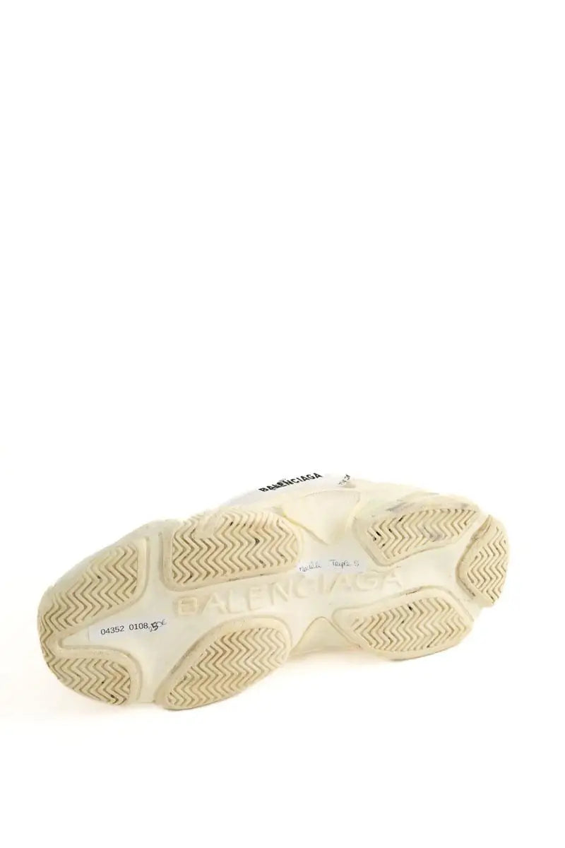 Baskets Balenciaga Blanc en Cuir