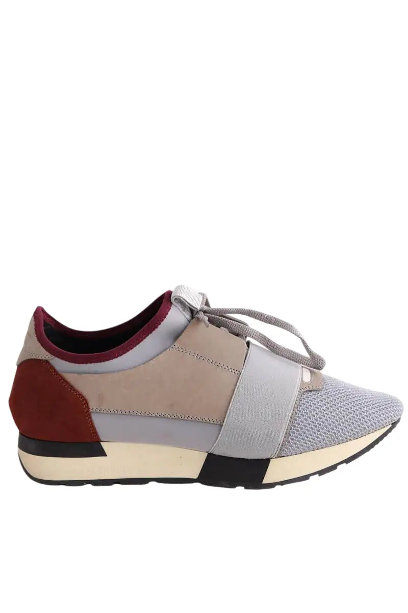 Baskets Balenciaga Gris en Daim, taille 40 - Seconde Main