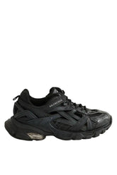 Baskets Balenciaga Track 2 Noir en Cuir, taille 38 - Seconde Main
