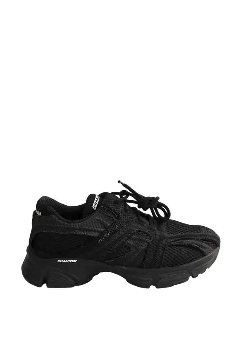 Baskets basses Balenciaga Phantom Noir en Caoutchouc, taille 39 - Seconde Main
