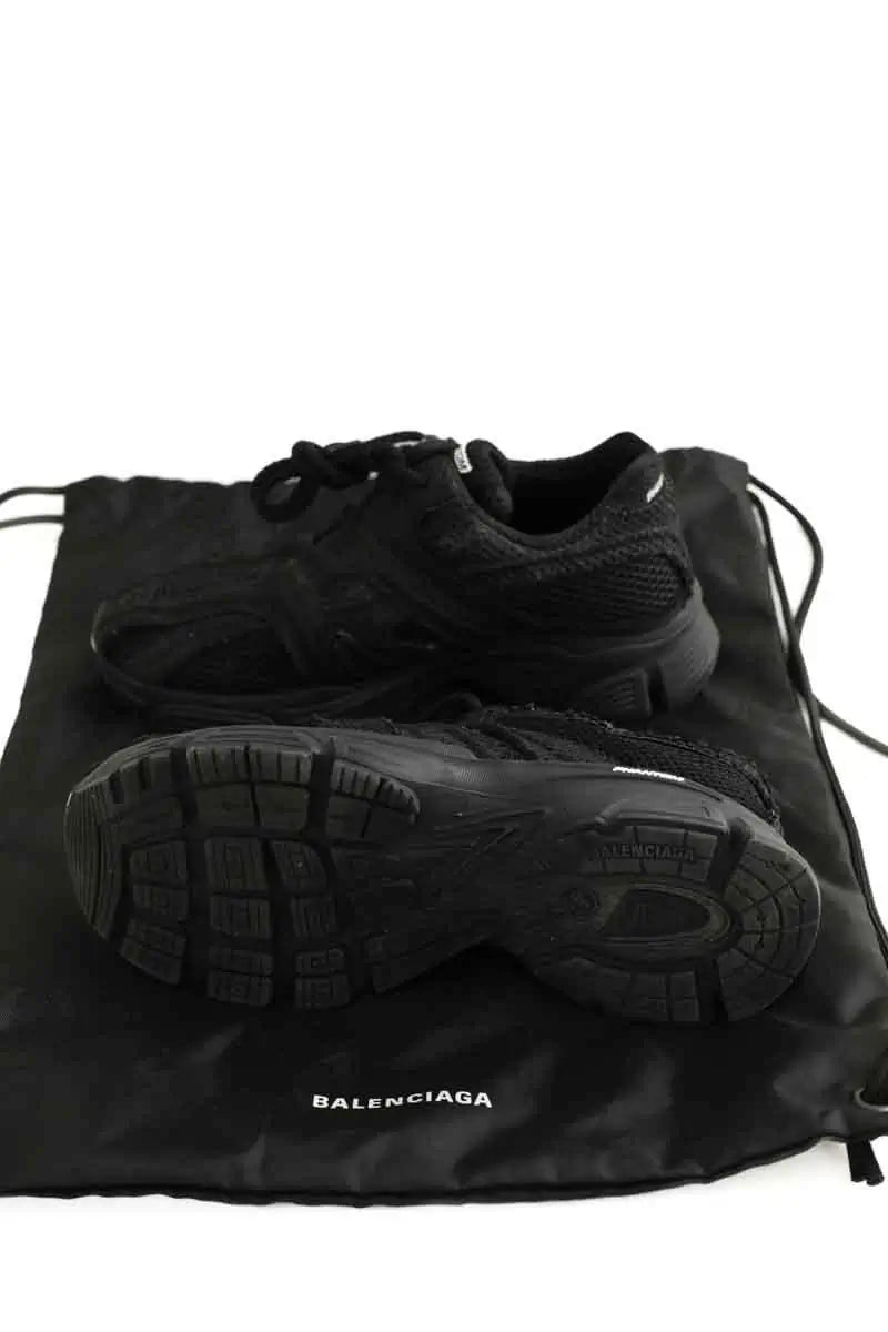 Baskets basses Balenciaga Phantom Noir en Caoutchouc