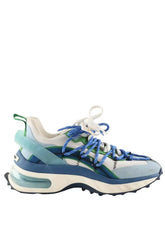 Baskets basses Dsquared2 Bleu en Tissu, taille 40 - Seconde Main