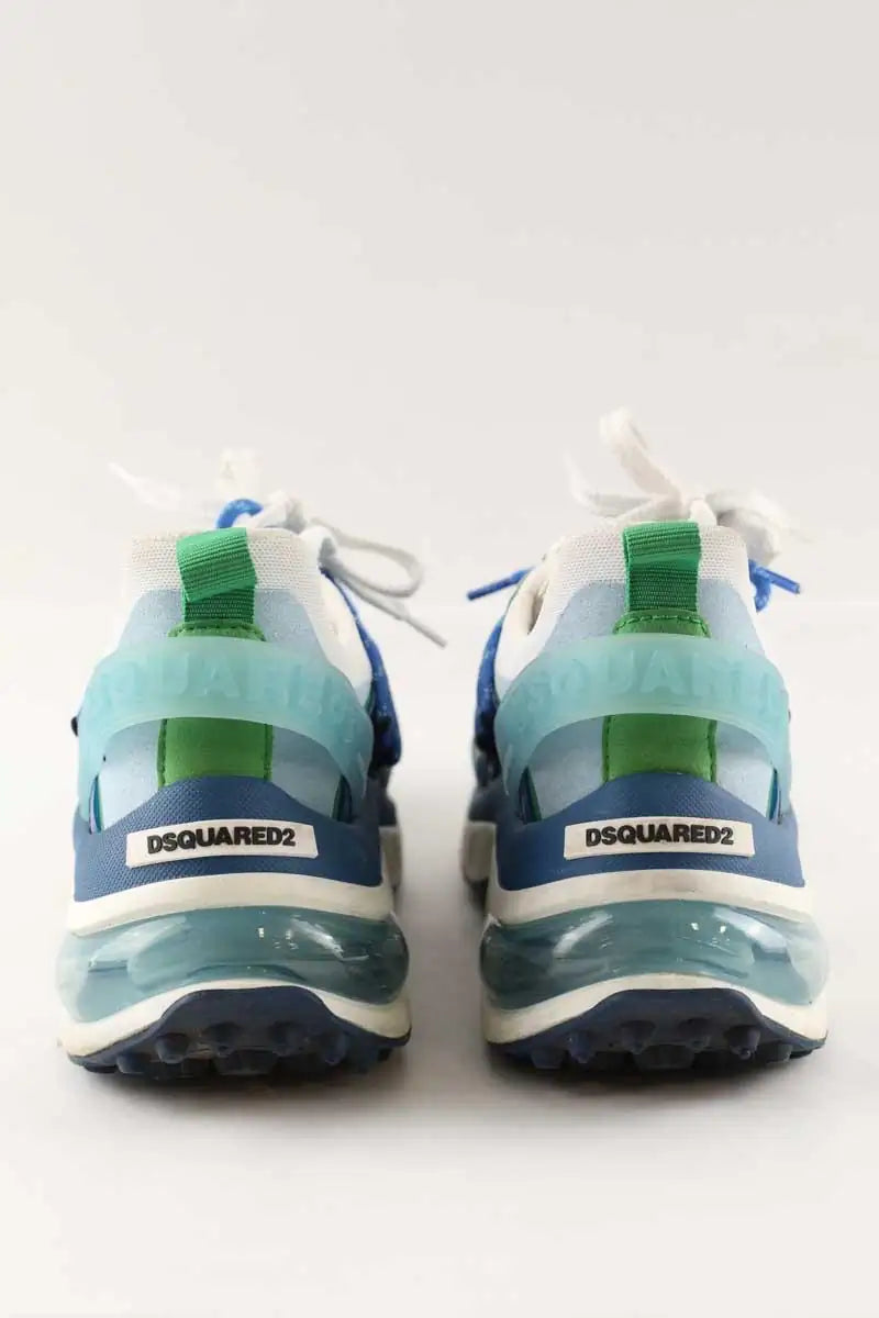 Baskets basses Dsquared2 Bleu en Tissu
