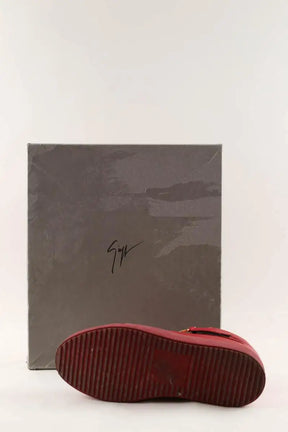 Baskets basses Giuseppe Zanotti Rouge en Cuir