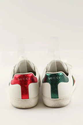Baskets basses Gucci Blanc en Cuir
